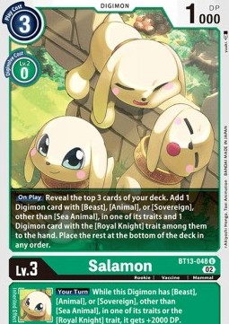 Salamon (BT13-048) - Versus Royal Knights