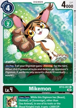 Mikemon (BT13-051) - Versus Royal Knights