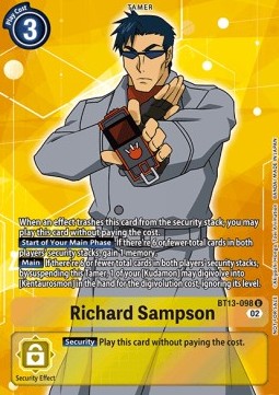 Richard Sampson (BT13-098) (V.2) - Promos: Versus Royal Knights