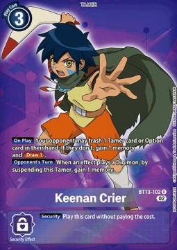 Keenan Crier (BT13-102) (V.2) - Promos: Versus Royal Knights