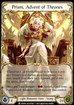 Prism, Advent of Thrones (Cold Foil) - Hero Promos
