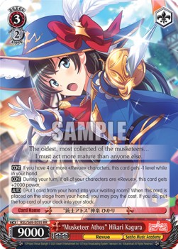 "Musketeer Athos" Hikari Kagura (V.1 - Double Rare) - Revue Starlight -Re LIVE-