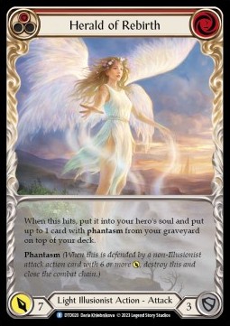 Herald of Rebirth (Red) (Extended Art Regular) - Dusk till Dawn