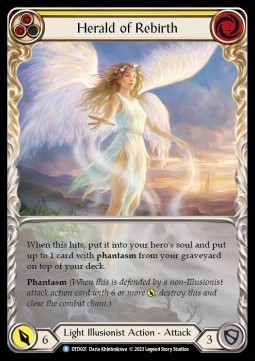 Herald of Rebirth (Yellow) (Extended Art Regular) - Dusk till Dawn