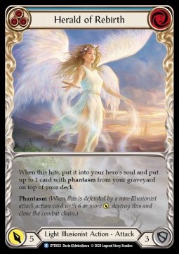 Herald of Rebirth (Blue) (Extended Art Regular) - Dusk till Dawn