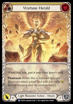 Wartune Herald (Yellow) (Extended Art Regular) - Dusk till Dawn