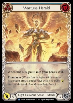 Wartune Herald (Blue) (Extended Art Regular) - Dusk till Dawn