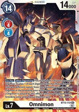 Omnimon (BT13-112) (V.1) - Versus Royal Knights