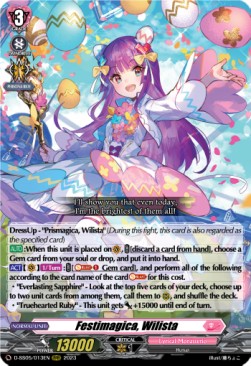 Festimagica, Wilista [D-Format] (V.1 - Triple Rare) - Festival Booster 2023