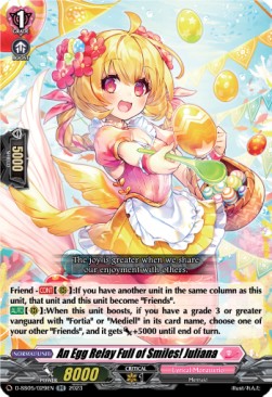 An Egg Relay Full of Smiles! Juliana [D-Format] - Festival Booster 2023