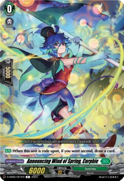 Announcing Wind of Spring, Corphie [D Format] - Festival Booster 2023