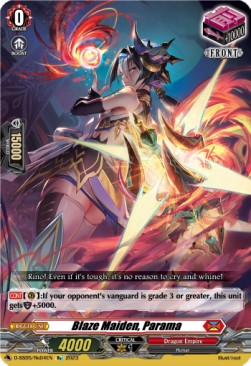 Blaze Maiden, Parama [D Format] - Festival Booster 2023