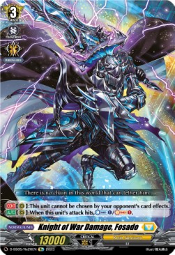 Knight of War Damage, Fosado [D Format] - Festival Booster 2023
