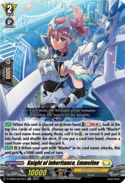 Knight of Inheritance, Emmeline [D Format] - Festival Booster 2023