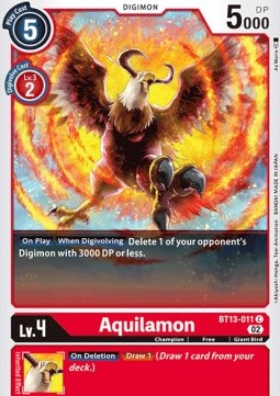 Aquilamon (BT13-011) - Versus Royal Knights