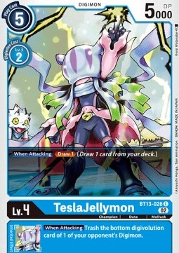 TeslaJellymon (BT13-026) - Versus Royal Knights