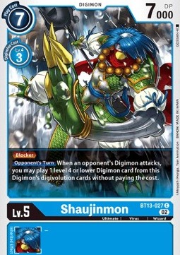 Shaujinmon (BT13-027) - Versus Royal Knights
