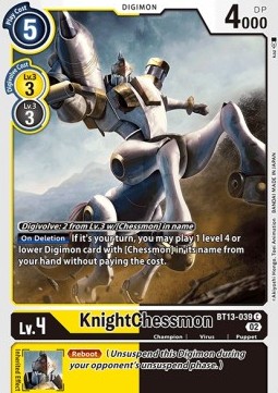 KnightChessmon (BT13-039) - Versus Royal Knights