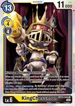 KingChessmon (BT13-045) - Versus Royal Knights