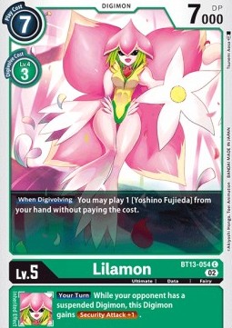 Lilamon (BT13-054) - Versus Royal Knights