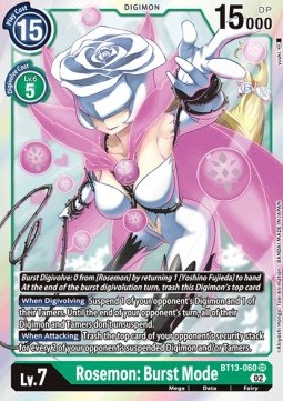 Rosemon: Burst Mode (BT13-060) (V.1) - Versus Royal Knights