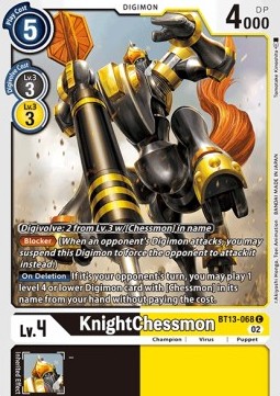 KnightChessmon (BT13-068) - Versus Royal Knights