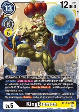 KingEtemon (BT13-076) - Versus Royal Knights