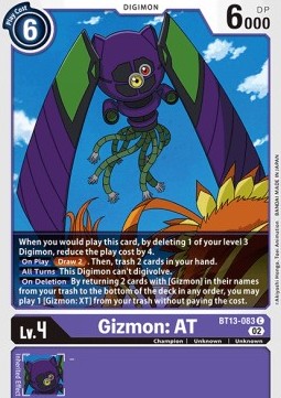 Gizmon: AT (BT13-083) - Versus Royal Knights