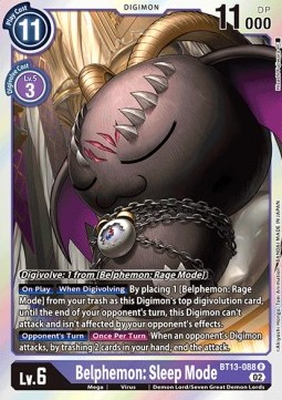 Belphemon: Sleep Mode (BT13-088) - Versus Royal Knights