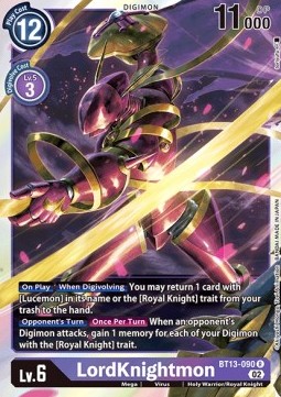 LordKnightmon (BT13-090) - Versus Royal Knights