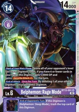 Belphemon: Rage Mode (BT13-091) (V.1) - Versus Royal Knights