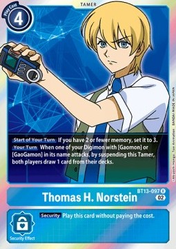 Thomas H. Norstein (BT13-097) - Versus Royal Knights