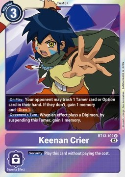 Keenan Crier (BT13-102) - Versus Royal Knights