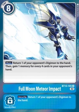 Full Moon Meteor Impact (BT13-105) - Versus Royal Knights