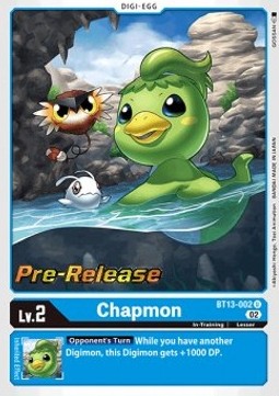 Chapmon (BT13-002) - Promos: Versus Royal Knights