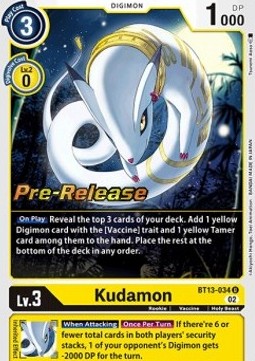 Kudamon (BT13-034) - Promos: Versus Royal Knights