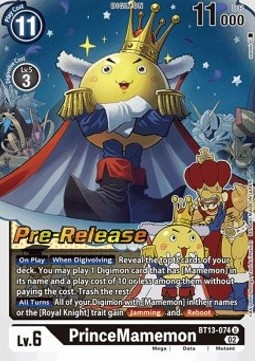 PrinceMamemon (BT13-074) - Promos: Versus Royal Knights