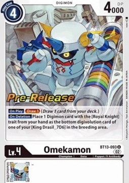 Omekamon (BT13-093) - Promos: Versus Royal Knights