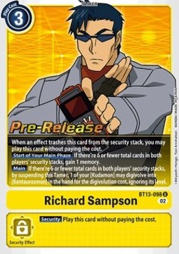 Richard Sampson (BT13-098) (V.1) - Promos: Versus Royal Knights
