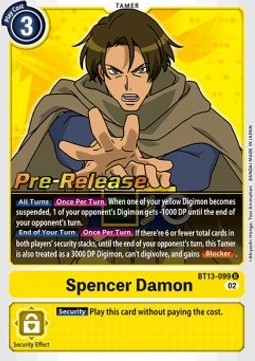 Spencer Damon (BT13-099) - Promos: Versus Royal Knights