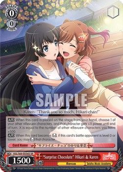 "Surprise Chocolate" Hikari & Karen (V.2 - Super Rare) - Revue Starlight -Re LIVE-