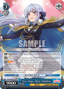 New Stage, Akira Yukishiro (V.1 - Double Rare) - Revue Starlight -Re LIVE-