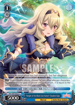 "Knight of the Black Lion Nation" Claudine Saijo - Revue Starlight -Re LIVE-