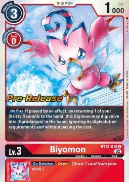 Biyomon (BT13-010) - Promos: Versus Royal Knights