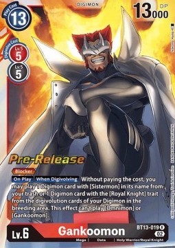 Gankoomon (BT13-019) - Promos: Versus Royal Knights