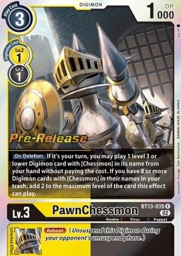 PawnChessmon (BT13-035) - Promos: Versus Royal Knights