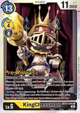 KingChessmon (BT13-045) - Promos: Versus Royal Knights