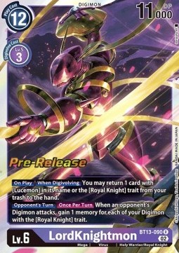 LordKnightmon (BT13-090) - Promos: Versus Royal Knights