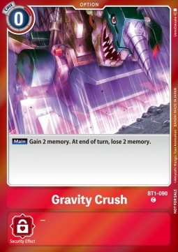 Gravity Crush (BT1-090) - Event Pack 5
