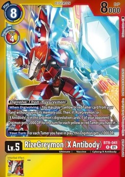 RizeGreymon (X Antibody) (BT9-041) - Event Pack 5